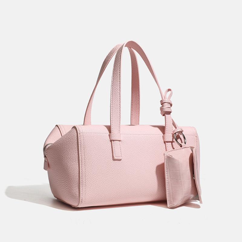 Lychee Textured Boston Pillow Bag With Detachable Pouch Large Capacity Casual Tote Handbag Minimalist Elegant Daily Commut Purse рожевий
Lychee Textured Boston Pillow Bag With Detachable Pouch Large Capacity Casual Tote Handbag Minimalist Elegant Daily Commut Purse рожевий