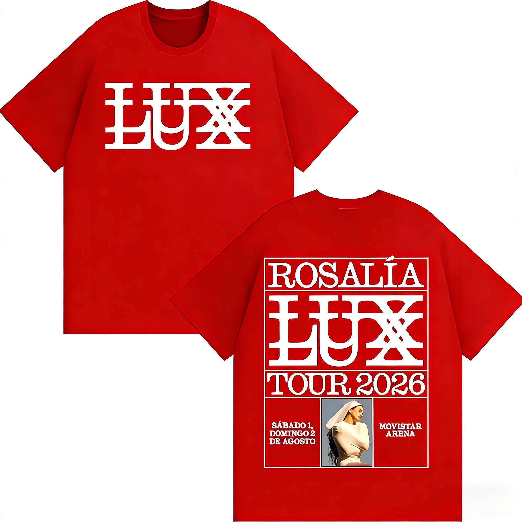 Rosalía Rosalia LUX Album Tour 2026 Graphic 100Cotton Unisex Shirt Y2k Hip Hop Style Summer Mens Short Sleeve Tshirt Fan Gift 4XL
Rosalía Rosalia LUX Album Tour 2026 Graphic 100Cotton Unisex Shirt Y2k Hip Hop Style Summer Mens Short Sleeve Tshirt Fan Gift 4XL