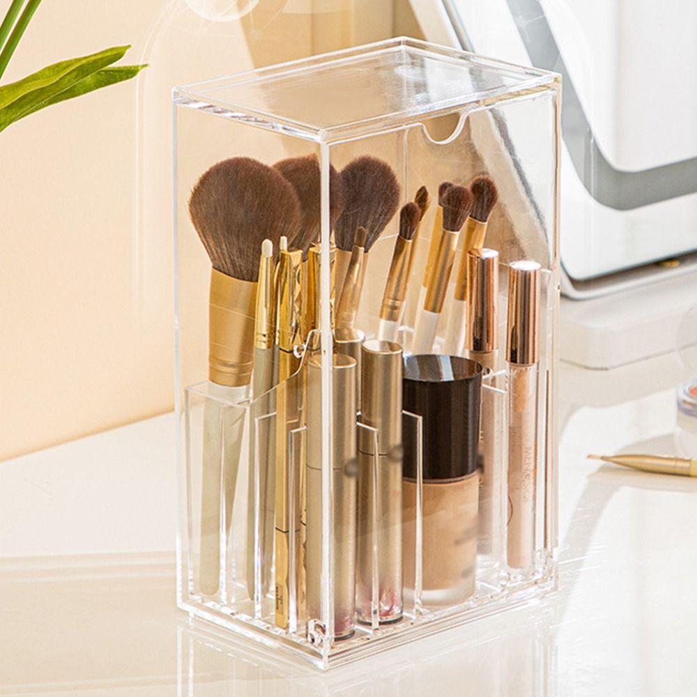 with Lid Cosmetic Brush Storage Box Transparent Cosmetics Tools Organizer Makeup Tool Style 3
with Lid Cosmetic Brush Storage Box Transparent Cosmetics Tools Organizer Makeup Tool Style 3