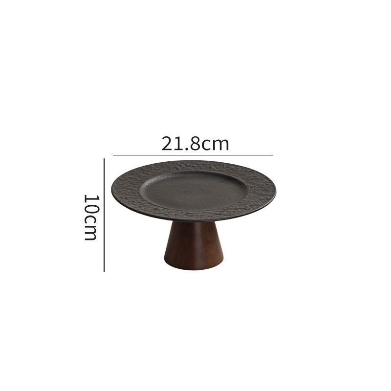 High-foot Fruit Plate Snack Plate Living Room Ceramic Home Exquisite Stone-pattern Tray Fruit Cake Dessert Plate Table Tableware
High-foot Fruit Plate Snack Plate Living Room Ceramic Home Exquisite Stone-pattern Tray Fruit Cake Dessert Plate Table Tableware
