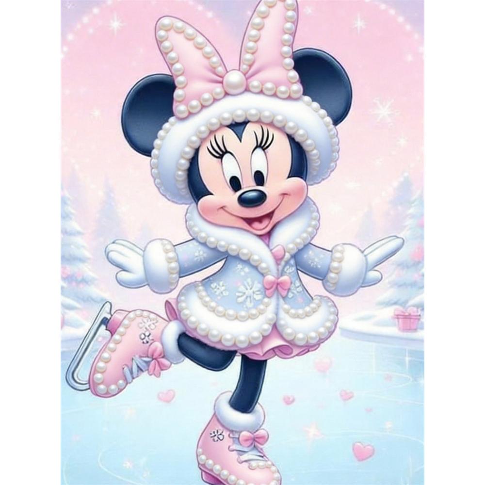 Disney Pearl Painting Set Minnie Mouse on A Winter Ice Rink Perfect for Beginners Sparkling Painting Crafts, Home Decor Handmade Gift 35x45cm
Disney Pearl Painting Set Minnie Mouse on A Winter Ice Rink Perfect for Beginners Sparkling Painting Crafts, Home Decor Handmade Gift 35x45cm
