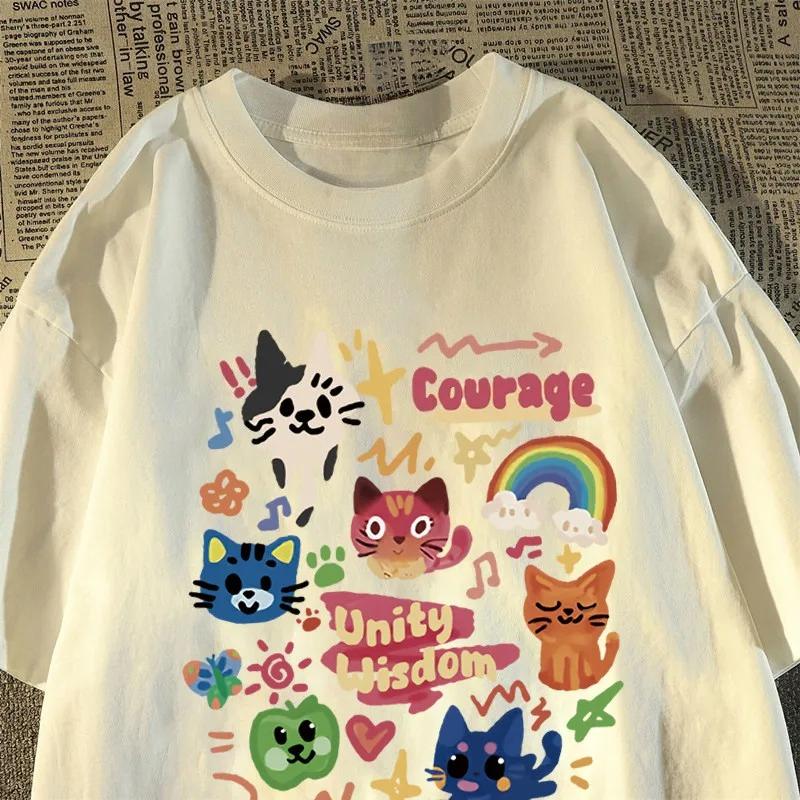 Korean Retro Cute Cat Short Sleeved T-shirt for Women s Casual Loose Round Neck Summer Top Women Clothing Graphic T Shirts Y2K 4XL
Korean Retro Cute Cat Short Sleeved T-shirt for Women s Casual Loose Round Neck Summer Top Women Clothing Graphic T Shirts Y2K 4XL