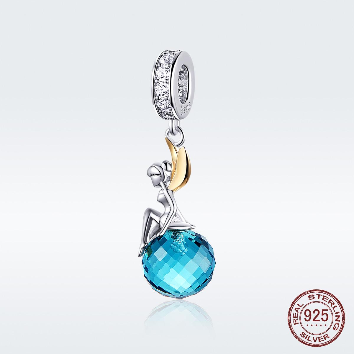 925 стерлингового серебра Elf Planet Blue Циркон Кулон Амулеты подходят для оригинальных ожерелий и браслетов ювелирный подарок
925 стерлингового серебра Elf Planet Blue Циркон Кулон Амулеты подходят для оригинальных ожерелий и браслетов ювелирный подарок