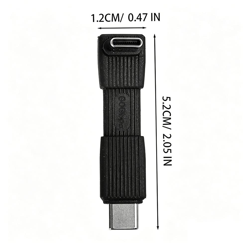 2-1PCS 52mm USB4.0 PD240W Type-C To Type-C Portable Fast Charging Short Cable 80Gbps 8K@60Hz Video for IPhone15-17 IPad Tablet 1PCS чорний
2-1PCS 52mm USB4.0 PD240W Type-C To Type-C Portable Fast Charging Short Cable 80Gbps 8K@60Hz Video for IPhone15-17 IPad Tablet 1PCS чорний