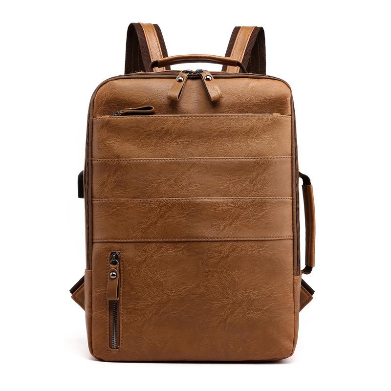 Business Waterproof Backpack, Fashionable Backpack, Men s Travel Multifunctional Computer Bag, Simple Solid Color Handbag світло-коричневого кольору
Business Waterproof Backpack, Fashionable Backpack, Men s Travel Multifunctional Computer Bag, Simple Solid Color Handbag світло-коричневого кольору