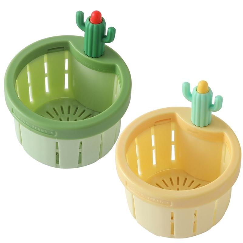 2Pcs Food Waste Catcher Sink Draining Basket Filter Press Release Draining Basket Cactus Shaped Kitchen Waste Strainer зелёный/жёлтый
2Pcs Food Waste Catcher Sink Draining Basket Filter Press Release Draining Basket Cactus Shaped Kitchen Waste Strainer зелёный/жёлтый