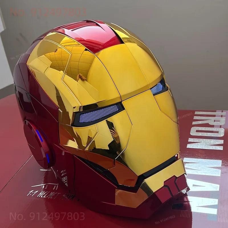 New AutoKing 1:1 Mk5 Iron Man Helmet Cosplay Voice Control Eyes with Light Model Toys for Adult Electric Wearable Christmas Gift
New AutoKing 1:1 Mk5 Iron Man Helmet Cosplay Voice Control Eyes with Light Model Toys for Adult Electric Wearable Christmas Gift