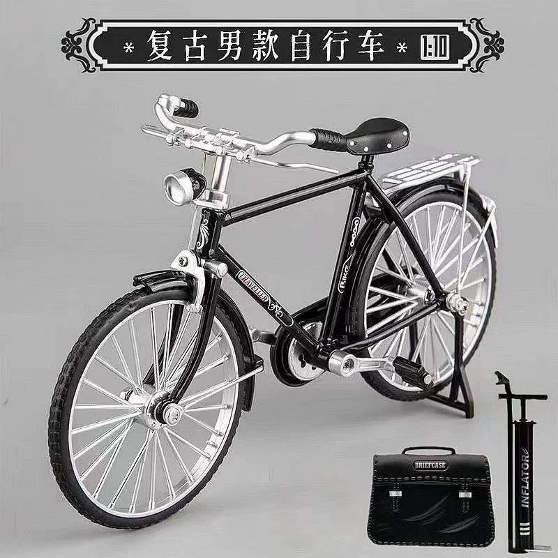 Mini Vintage Alloy Bicycle Model 1 10 DIY Assembly Building Kit Hands On Toy Collectible Figurine Home Desktop Decoration Model чорний
Mini Vintage Alloy Bicycle Model 1 10 DIY Assembly Building Kit Hands On Toy Collectible Figurine Home Desktop Decoration Model чорний