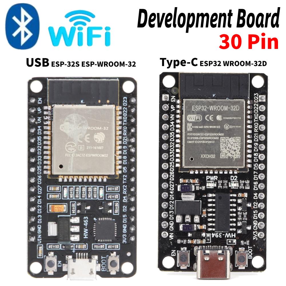 Плата розробки ESP32 WiFi+BT Наднизьке енергоспоживання Двоядерний ESP-32S ESP32-WROOM-32D Плата розробки IOT Розумний дім
Плата розробки ESP32 WiFi+BT Наднизьке енергоспоживання Двоядерний ESP-32S ESP32-WROOM-32D Плата розробки IOT Розумний дім