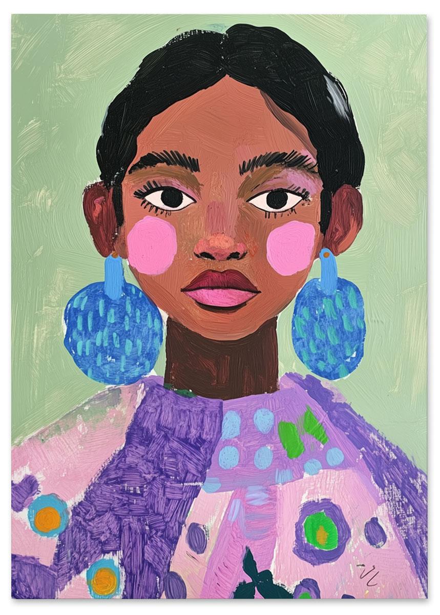 Плакат ілюстрація сині сережки 30x40 cm
Плакат ілюстрація сині сережки 30x40 cm