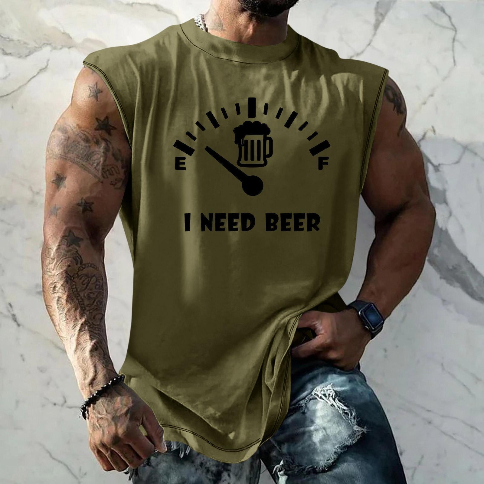 Men Sleeveless Tank Top Loose Fit Casual Vest with Textured Pattern Printed Design for Sports Streetwear Holiday Daily Wear XL
Men Sleeveless Tank Top Loose Fit Casual Vest with Textured Pattern Printed Design for Sports Streetwear Holiday Daily Wear XL