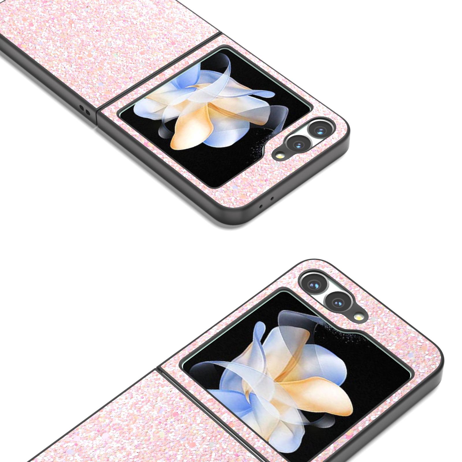 For Samsung Galaxy Z Flip6 5G Case Colored Glitter Leather+PC Shockproof Phone Cover Light Pink
For Samsung Galaxy Z Flip6 5G Case Colored Glitter Leather+PC Shockproof Phone Cover Light Pink