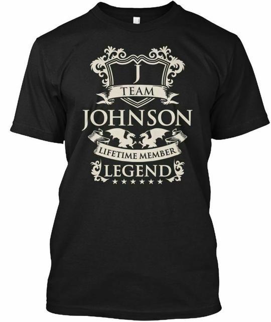 Team Johnson Name Legend Family T-Shirt Made in the USA Size S to 5XL L
Team Johnson Name Legend Family T-Shirt Made in the USA Size S to 5XL L
