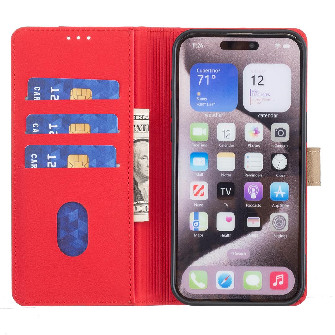 BINFEN COLOR BF33 For iPhone 14/13 Case Splicing Color PU Leather Protective Phone Cover Red
BINFEN COLOR BF33 For iPhone 14/13 Case Splicing Color PU Leather Protective Phone Cover Red