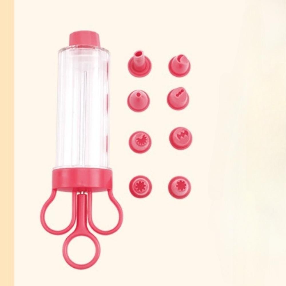 1-pack PP Piping Bag, 9-piece Set; Piping Tips for Frosting and Cookies; Baking Tools; Piping Tip Set рожевий
1-pack PP Piping Bag, 9-piece Set; Piping Tips for Frosting and Cookies; Baking Tools; Piping Tip Set рожевий