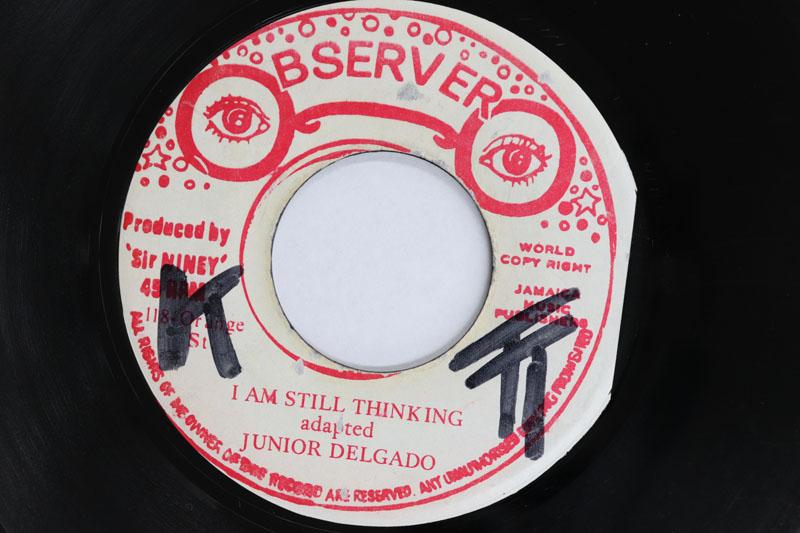 7inch Record JUNIOR DELGADO OBSERVER STYLE SO I Am Still Thinking Thinking Vers NONE OBSERVER 1977 Jamaica Reggae Ska Dub Used
7inch Record JUNIOR DELGADO OBSERVER STYLE SO I Am Still Thinking Thinking Vers NONE OBSERVER 1977 Jamaica Reggae Ska Dub Used