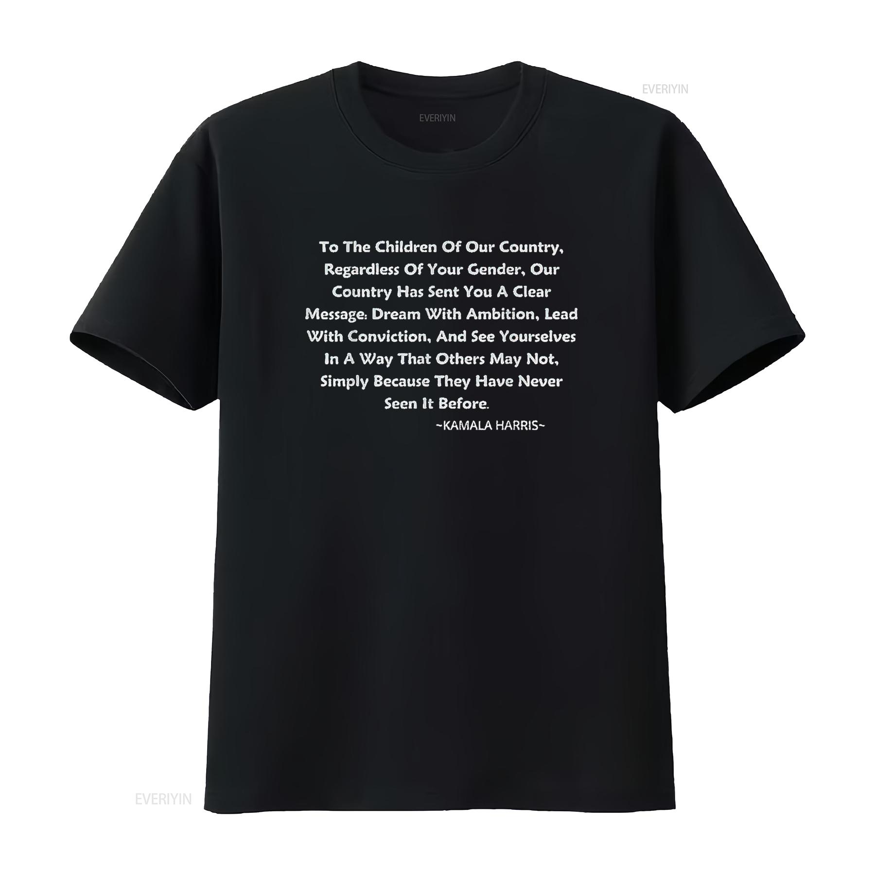 Dream With Ambition Kamala Harris Quote Inspirational Womens T Shirt Black L vintage Washed Versatile Slightly Unisex 4XL
Dream With Ambition Kamala Harris Quote Inspirational Womens T Shirt Black L vintage Washed Versatile Slightly Unisex 4XL