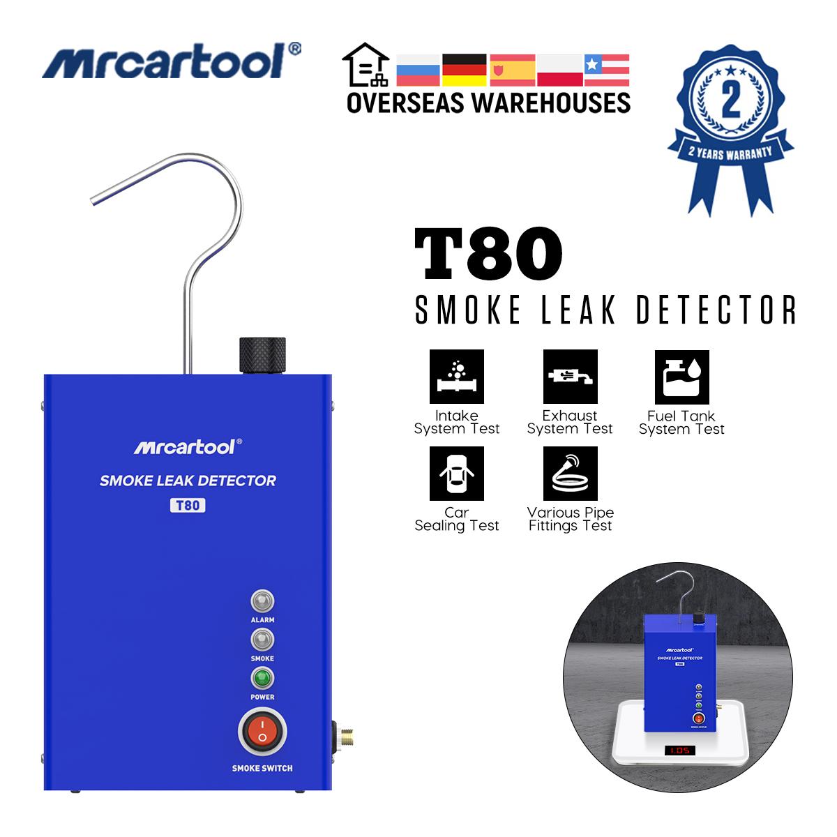 MRCARTOOL T80 Automotive Smoke Machine Detector Built-in Air Pump Fuel Pipe System Vacuum Tester Car Smoke Machine Leak Detector CHINA
MRCARTOOL T80 Automotive Smoke Machine Detector Built-in Air Pump Fuel Pipe System Vacuum Tester Car Smoke Machine Leak Detector CHINA