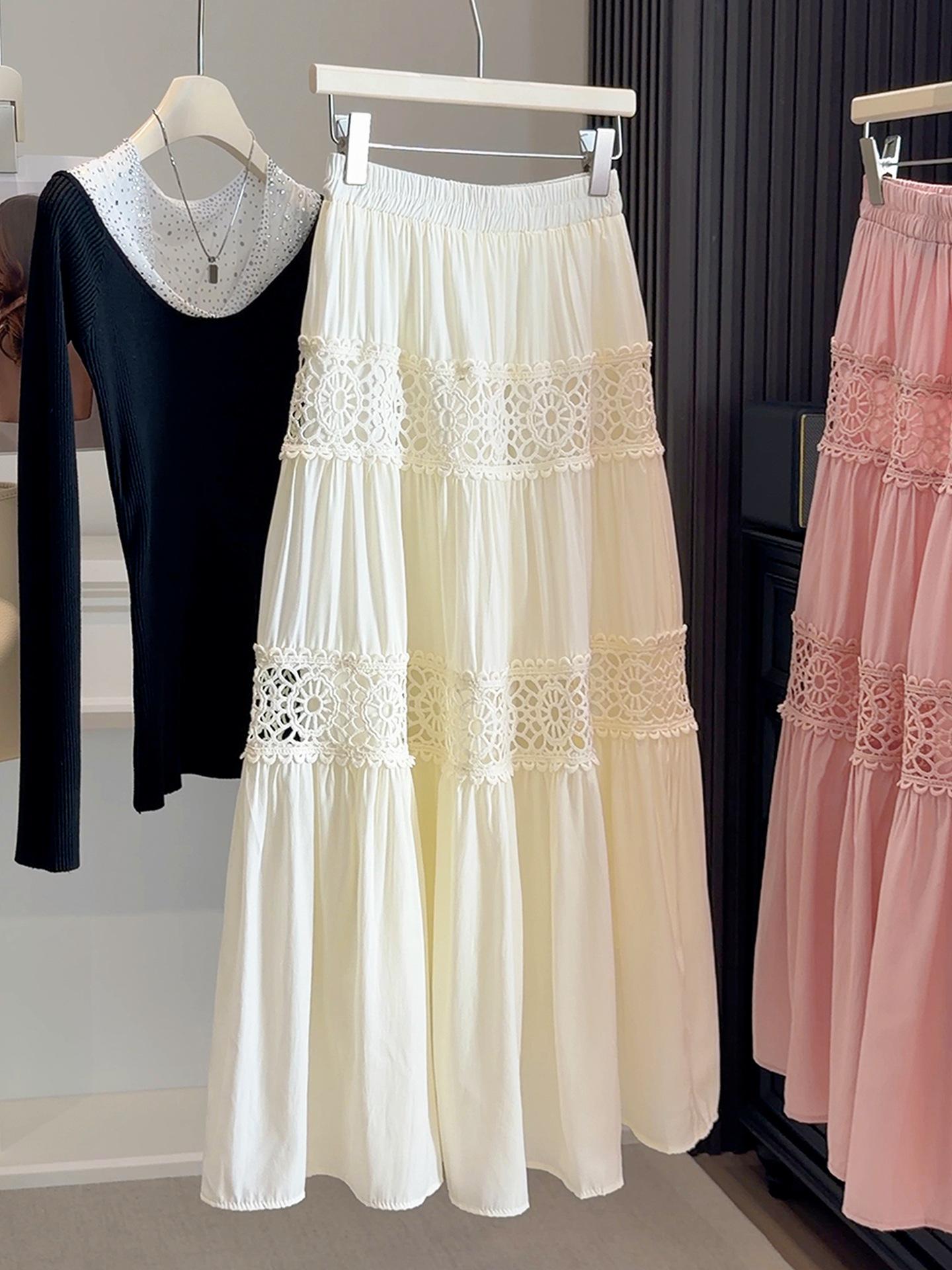 Korean White Lace A-line Skirt - Women s Spring/Summer Textured Long Skirt One Size абрикосовий
Korean White Lace A-line Skirt - Women s Spring/Summer Textured Long Skirt One Size абрикосовий