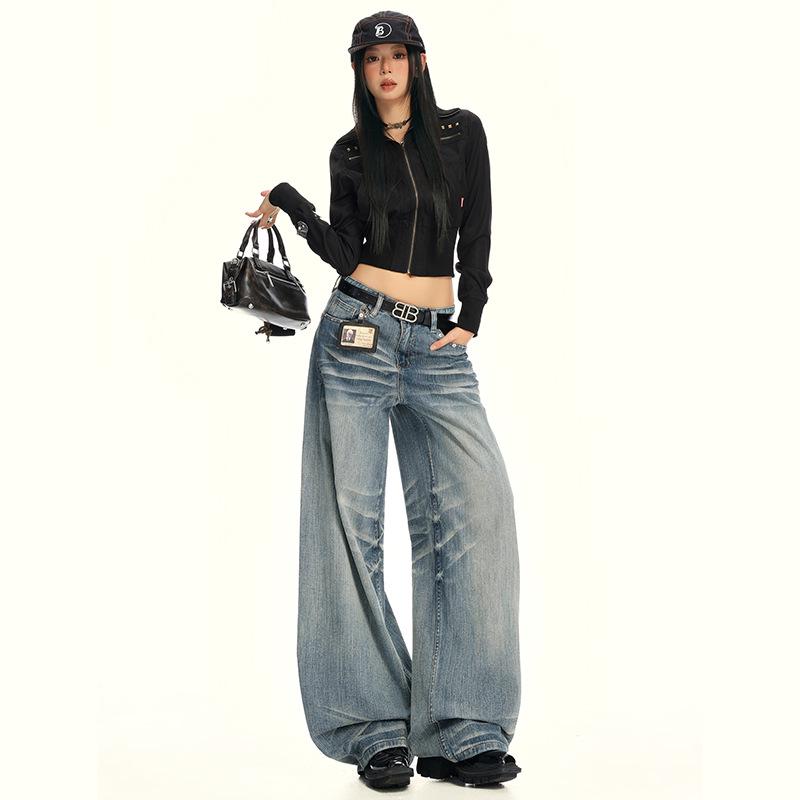 Women s Distressed Embroidered Vintage High-Waist Wide-Leg Jeans - Trendy & Slimming Extra Small
Women s Distressed Embroidered Vintage High-Waist Wide-Leg Jeans - Trendy & Slimming Extra Small