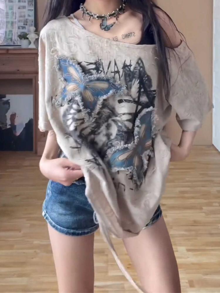 Женская футболка с графическим принтом Harajuku Y2k Tee Top Vintage Elegant Aesthetic Oversize Short Sleeve T Shirt 2000s Clothes Summer S хаки
Женская футболка с графическим принтом Harajuku Y2k Tee Top Vintage Elegant Aesthetic Oversize Short Sleeve T Shirt 2000s Clothes Summer S хаки