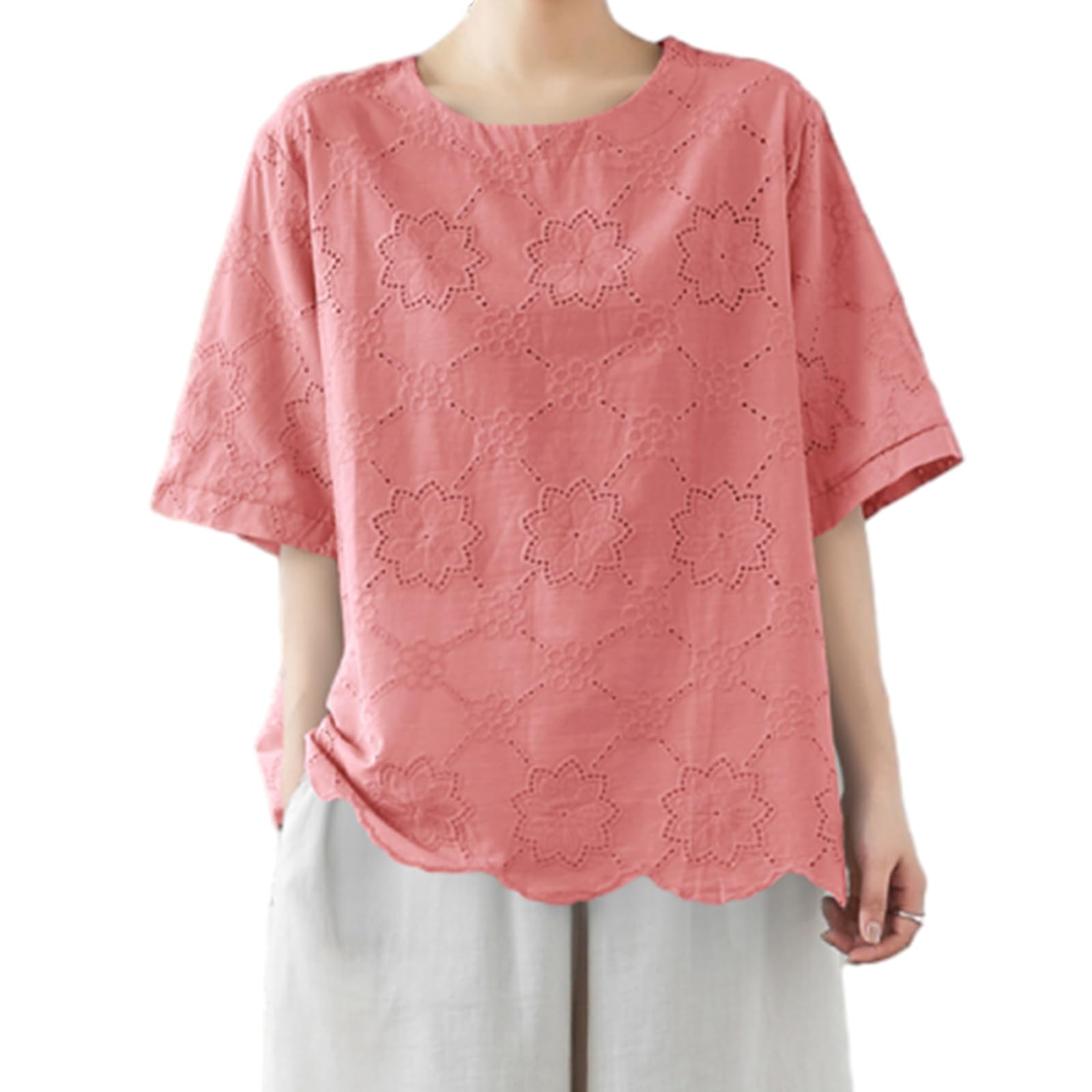 JoccKorr Короткий Ажурный Крупный Цветочный Свободный Однотонный Идеально для Женской Футболки, Блузки, Рукава, Хлопково-Льняной Рубашки, Размер, Принт, Пуловер, Посадка, Повседневный, розовый
JoccKorr Короткий Ажурный Крупный Цветочный Свободный Однотонный Идеально для Женской Футболки, Блузки, Рукава, Хлопково-Льняной Рубашки, Размер, Принт, Пуловер, Посадка, Повседневный, розовый