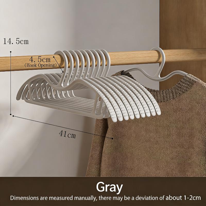 M-10Pcs Wide Shoulder Hangers, Short Neck Non-Slip Mark-Free, Space Saving Closet Organizer For Home Dorm Wardrobe сірий колір
M-10Pcs Wide Shoulder Hangers, Short Neck Non-Slip Mark-Free, Space Saving Closet Organizer For Home Dorm Wardrobe сірий колір