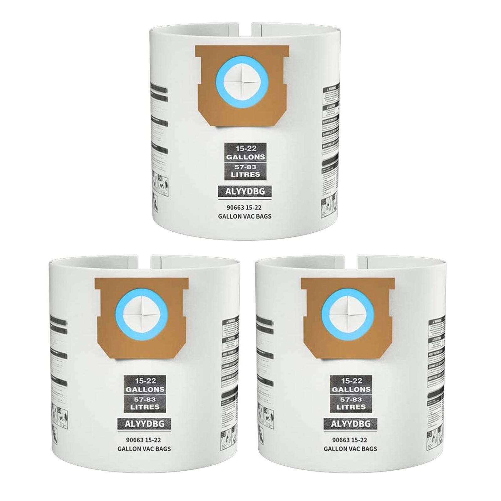 High Efficiency Filtration Vacuum Bags Efficient Particle Capture Disposable Collection Filter Bags for 15-22 Gallon
High Efficiency Filtration Vacuum Bags Efficient Particle Capture Disposable Collection Filter Bags for 15-22 Gallon