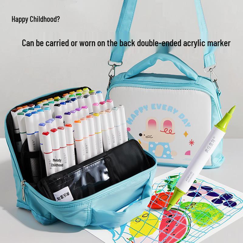Milo Kids Double-Headed Acrylic Markers Set - 24 Colors with Canvas Storage Bag Cheese Bag 2.0 - Double-Headed 24 Colors JM79978
Milo Kids Double-Headed Acrylic Markers Set - 24 Colors with Canvas Storage Bag Cheese Bag 2.0 - Double-Headed 24 Colors JM79978