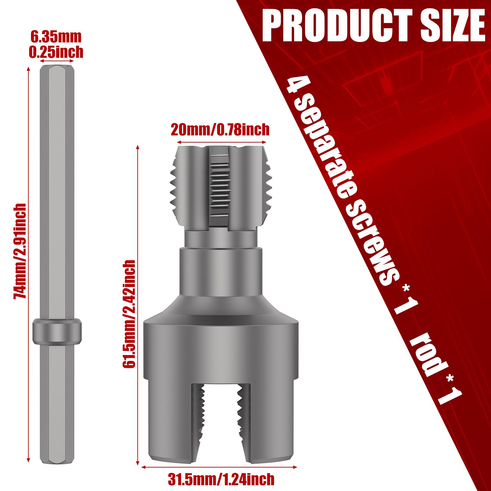 Upgrades Internal External Pipe Threading Tool Pvc Pipe Threading Machine 1/2 and 3/4 Water Pipe Thread Maker Tool
Upgrades Internal External Pipe Threading Tool Pvc Pipe Threading Machine 1/2 and 3/4 Water Pipe Thread Maker Tool