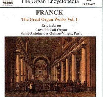 CD CSAR FRANCK; ERIC LEBRUN - Great Organ Works 1 8554697 Naxos 1997 France ObiClassical Used
CD CSAR FRANCK; ERIC LEBRUN - Great Organ Works 1 8554697 Naxos 1997 France ObiClassical Used