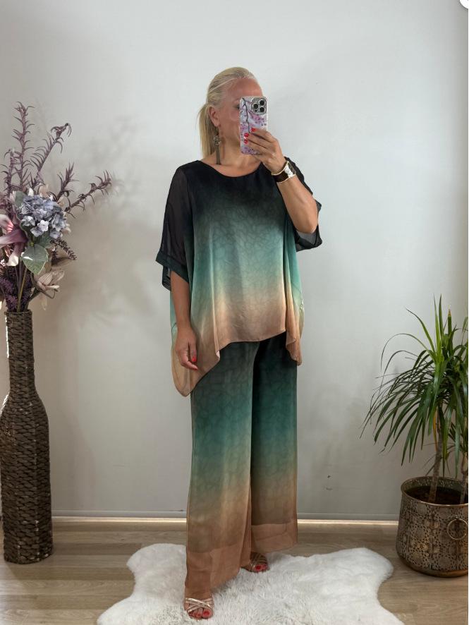 2026 Spring/Summer European & American Fashion Printed Round Neck Top & Loose Wide-leg Pants Two-piece Set. 4XL
2026 Spring/Summer European & American Fashion Printed Round Neck Top & Loose Wide-leg Pants Two-piece Set. 4XL