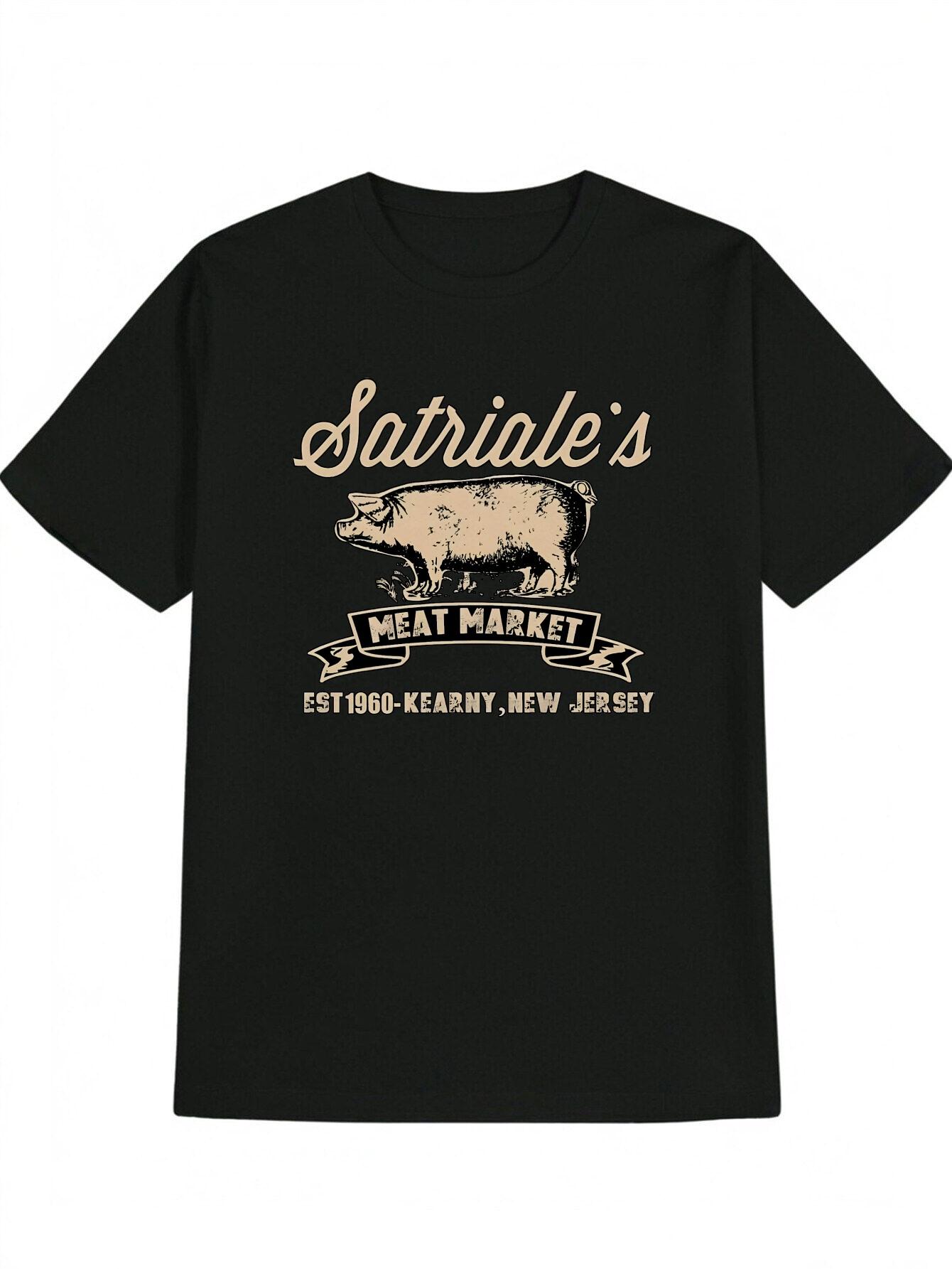 Satriale S Meat Market Graphic T-shirt - Casual Round Neck S
Satriale S Meat Market Graphic T-shirt - Casual Round Neck S