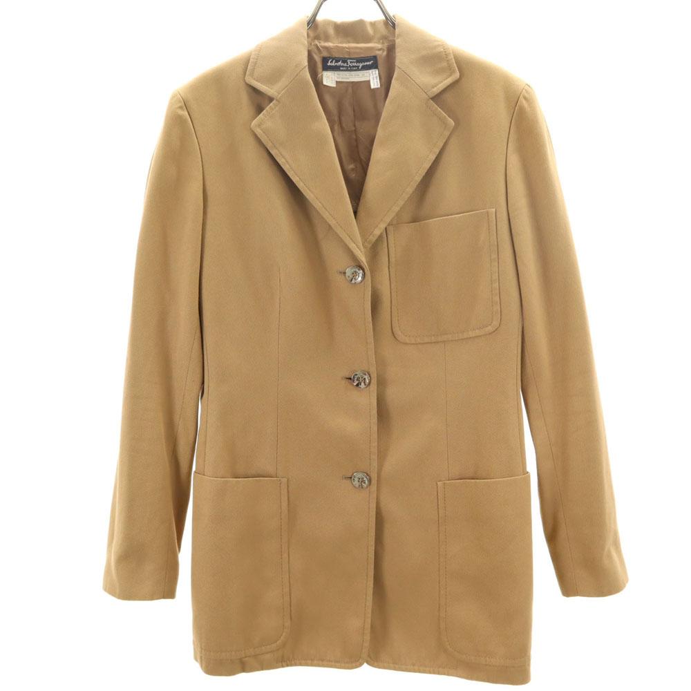 Salvatore Ferragamo made in Italy blazer 40 Beige brown Jacket Women Used
Salvatore Ferragamo made in Italy blazer 40 Beige brown Jacket Women Used