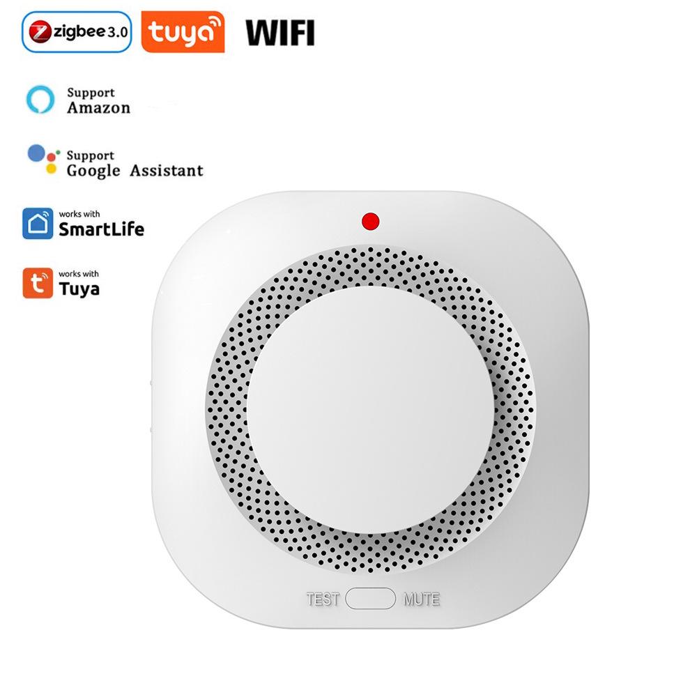 Tuya Smoke Detector: WiFi/Zigbee Photoelectric Wireless 433MHz Standalone English Version without Battery
Tuya Smoke Detector: WiFi/Zigbee Photoelectric Wireless 433MHz Standalone English Version without Battery