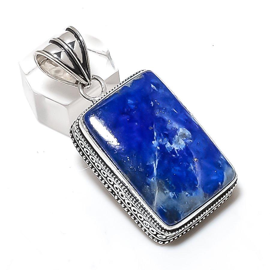 Natural Lapis Lazuli Gemstone 925 Sterling Silver Jewelry Pendant 1.97 k2u19
Natural Lapis Lazuli Gemstone 925 Sterling Silver Jewelry Pendant 1.97 k2u19