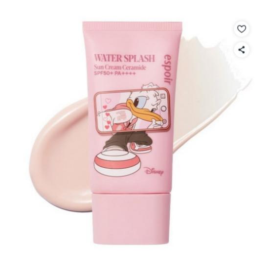 espoir Disney Edition Water Splash Ceramide Sunscreen SPF50+ PA++++ Hydrating UV Protection Cream 60ml
espoir Disney Edition Water Splash Ceramide Sunscreen SPF50+ PA++++ Hydrating UV Protection Cream 60ml