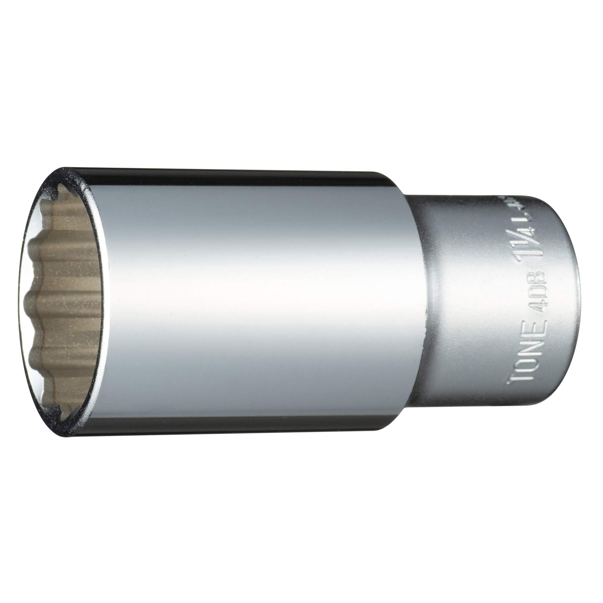 TONE Deep Socket Drive Angle Width across Flats (12 Square) 4DB-40L 12.7mm (1/2 ) 1.1/4inch
TONE Deep Socket Drive Angle Width across Flats (12 Square) 4DB-40L 12.7mm (1/2 ) 1.1/4inch