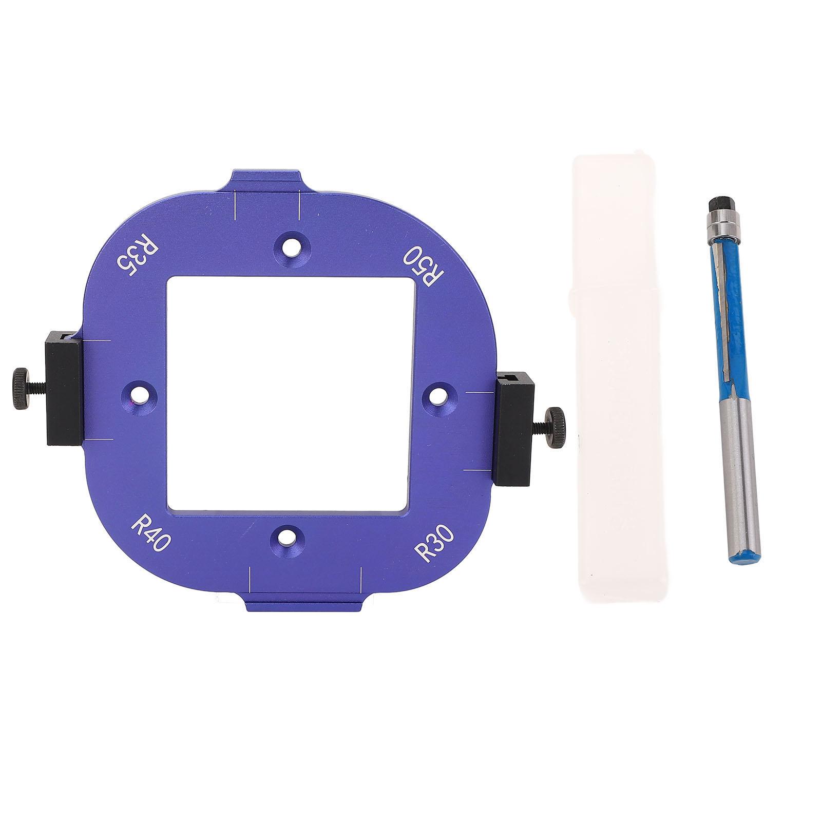 Round Corner Radius Template Woodworking Router Table Jig R30 R35 R40 R50 Angle Trimming Cutter
Round Corner Radius Template Woodworking Router Table Jig R30 R35 R40 R50 Angle Trimming Cutter