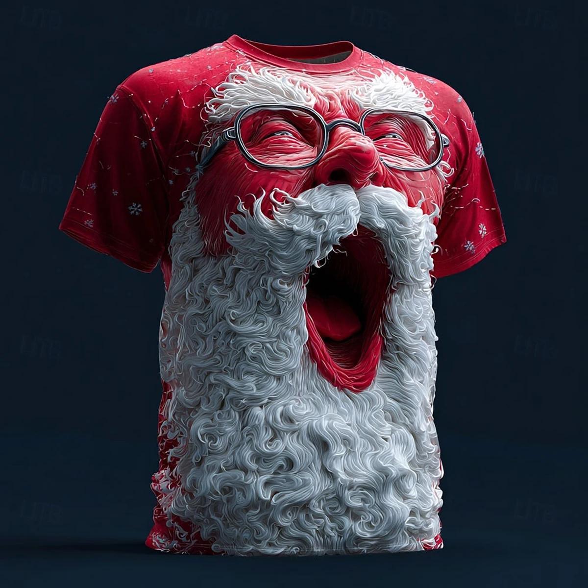 Best Selling Christmas Gift: Fun Santa Claus Printed T-shirt | Fashionable Design, Perfect for Holiday Parties and Casual Wear M
Best Selling Christmas Gift: Fun Santa Claus Printed T-shirt | Fashionable Design, Perfect for Holiday Parties and Casual Wear M
