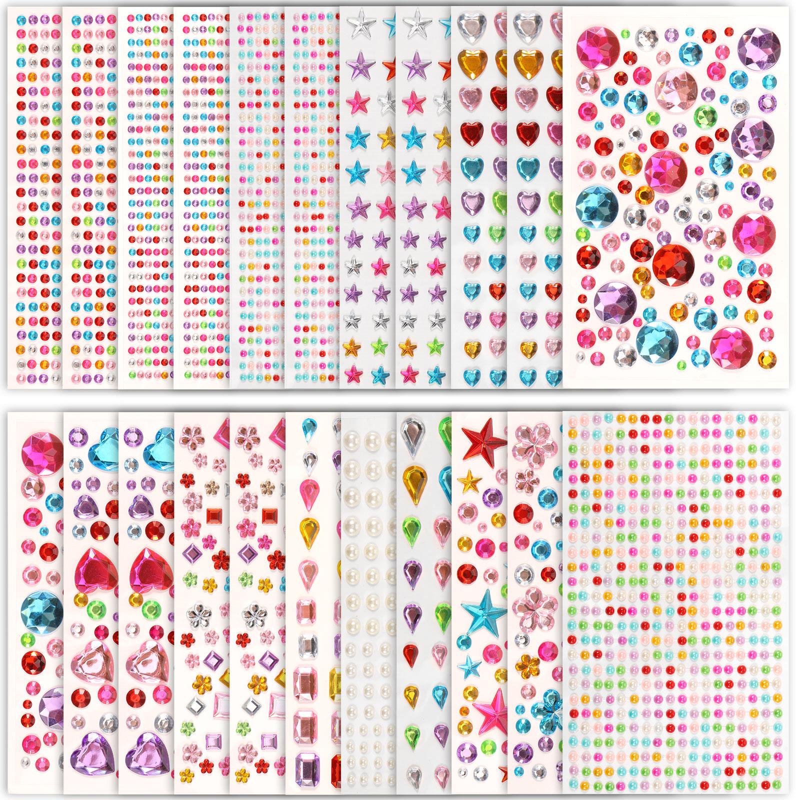 22 Sheets Gem Sticker for Crafts Self Adhesive Rhinestone Jewel Sticker DIY Craft Supplies for DIY, Scrapbooking,Card Making
22 Sheets Gem Sticker for Crafts Self Adhesive Rhinestone Jewel Sticker DIY Craft Supplies for DIY, Scrapbooking,Card Making