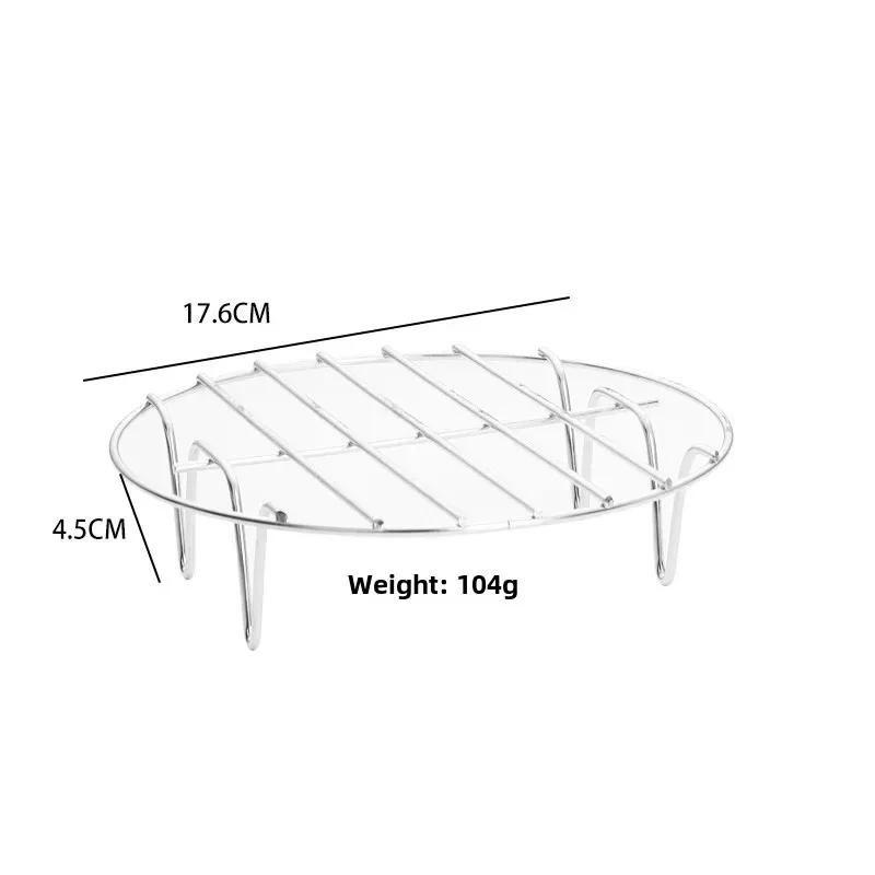 Stainless Grill Baking Pan Skewers Air Fryer Holder Grill Double Barbecue Baking Replacement BBQ Kitchen Tools Bbq Accessories
Stainless Grill Baking Pan Skewers Air Fryer Holder Grill Double Barbecue Baking Replacement BBQ Kitchen Tools Bbq Accessories