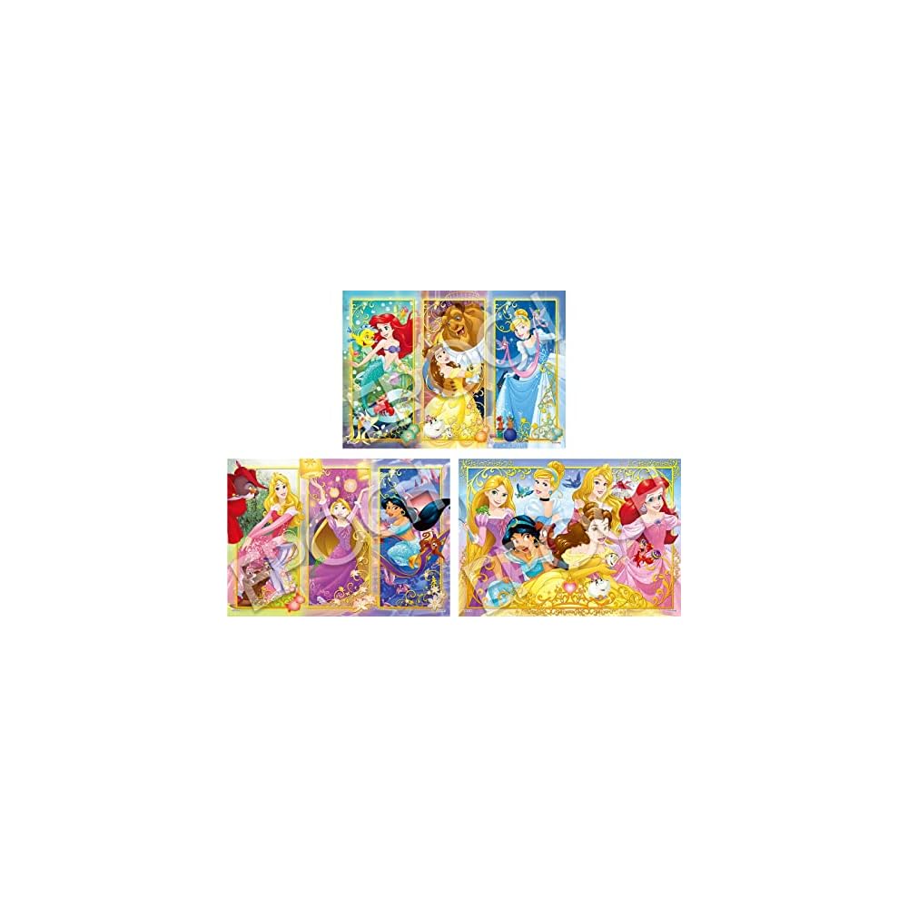 EPOCH Disney Princess Jigsaw Puzzle Set 42/56/63 Pieces with Guide Frame 18.2x25.7cm for Ages 3 and Up
EPOCH Disney Princess Jigsaw Puzzle Set 42/56/63 Pieces with Guide Frame 18.2x25.7cm for Ages 3 and Up