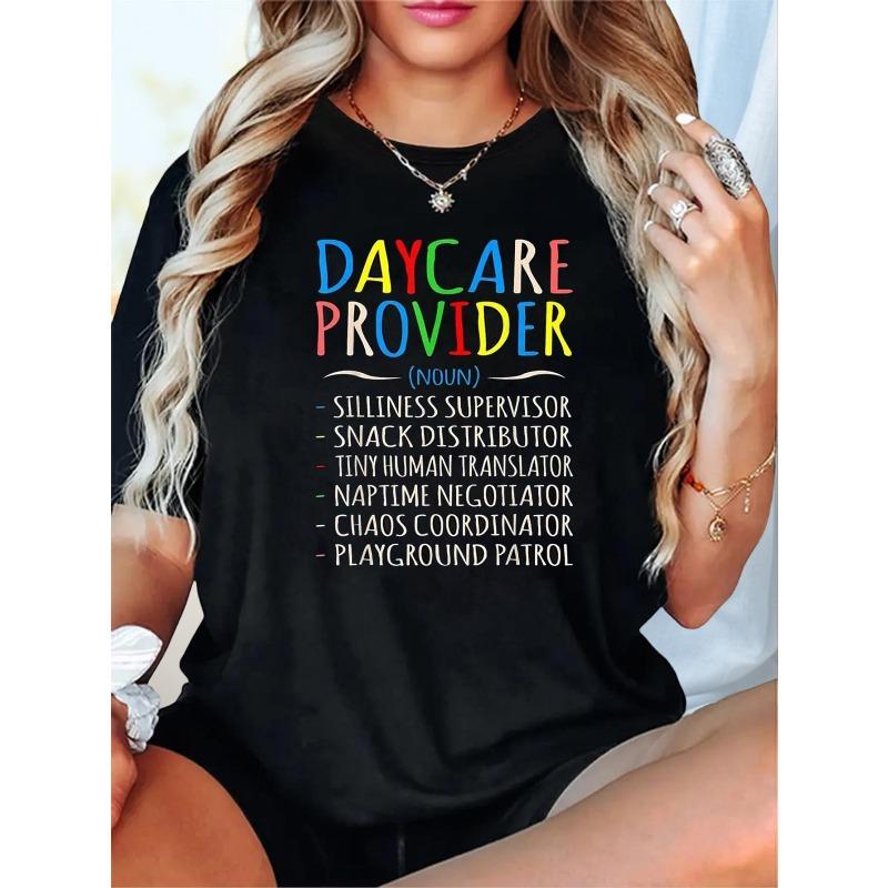 Funny Daycare Shirt - Multitasking Childcare Apparel with Preschool Humor, Soft Round Neck Short Sleeve T-Shirt for Women Durable Machine-Washable 4XL чорний
Funny Daycare Shirt - Multitasking Childcare Apparel with Preschool Humor, Soft Round Neck Short Sleeve T-Shirt for Women Durable Machine-Washable 4XL чорний