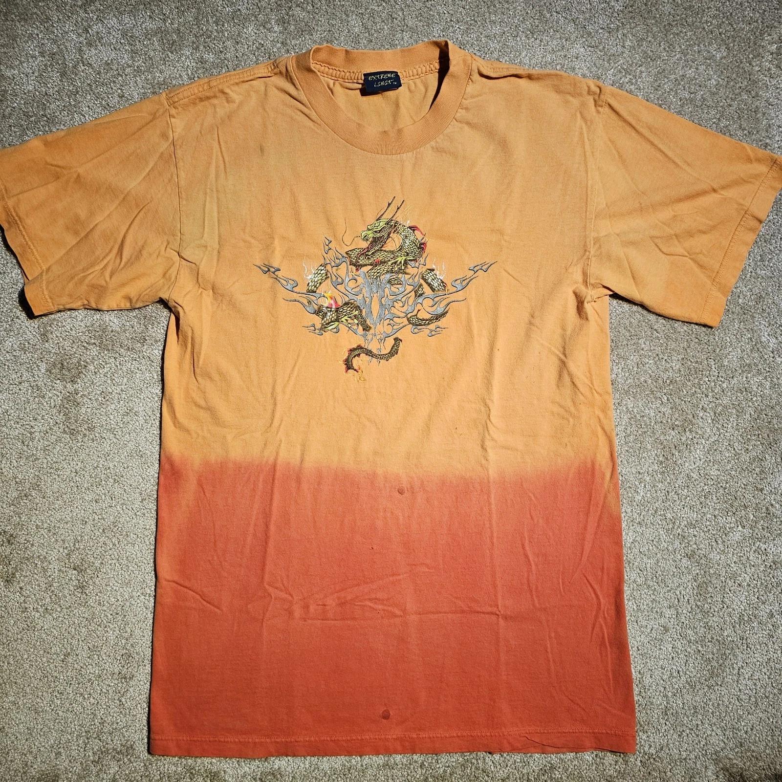 Vintage Y2k Extreme Limit Tie Dye Dragon T-shirt Mens M Sleeze Nerdy Cyber 90s 4XL
Vintage Y2k Extreme Limit Tie Dye Dragon T-shirt Mens M Sleeze Nerdy Cyber 90s 4XL