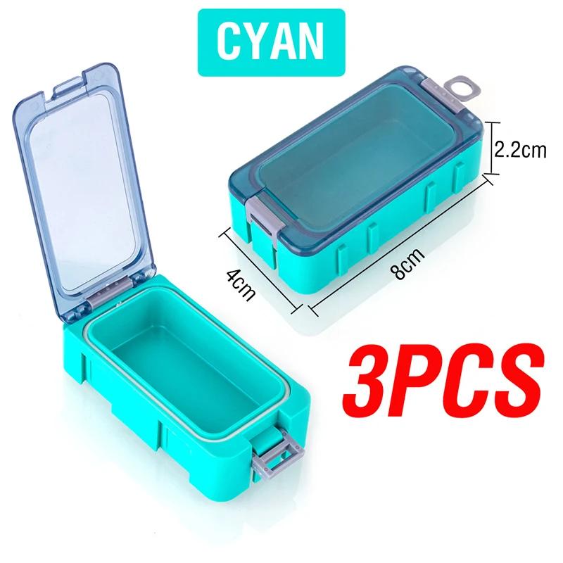 3PCS Glow-in-the-dark Fishing Toolbox Mini Splice Storage Boxes Hard Bait Container Plastic Accessories Storage for Carp
3PCS Glow-in-the-dark Fishing Toolbox Mini Splice Storage Boxes Hard Bait Container Plastic Accessories Storage for Carp