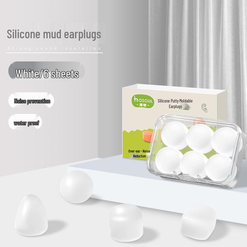 Silicone Clay Earplugs: Soundproof Noise Reduction for Sleep, Dormitory, and Swimming - Waterproof and Silent
Silicone Clay Earplugs: Soundproof Noise Reduction for Sleep, Dormitory, and Swimming - Waterproof and Silent