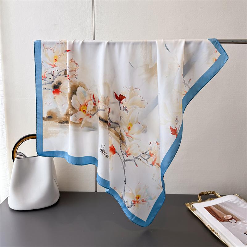 Шарф из искусственного шелка с принтом «Магнолия Шарм», квадратный шарф, шаль высокого класса, универсальный шейный платок, маленький квадратный шарф, головной платок unilateral 66-70CM
Шарф из искусственного шелка с принтом «Магнолия Шарм», квадратный шарф, шаль высокого класса, универсальный шейный платок, маленький квадратный шарф, головной платок unilateral 66-70CM