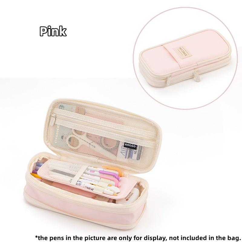 Angoo Expandable Pencil Case Pen Bag Hit Color Waterproof Material Storage Pouch Pocket for Stationery A7208 рожевий
Angoo Expandable Pencil Case Pen Bag Hit Color Waterproof Material Storage Pouch Pocket for Stationery A7208 рожевий