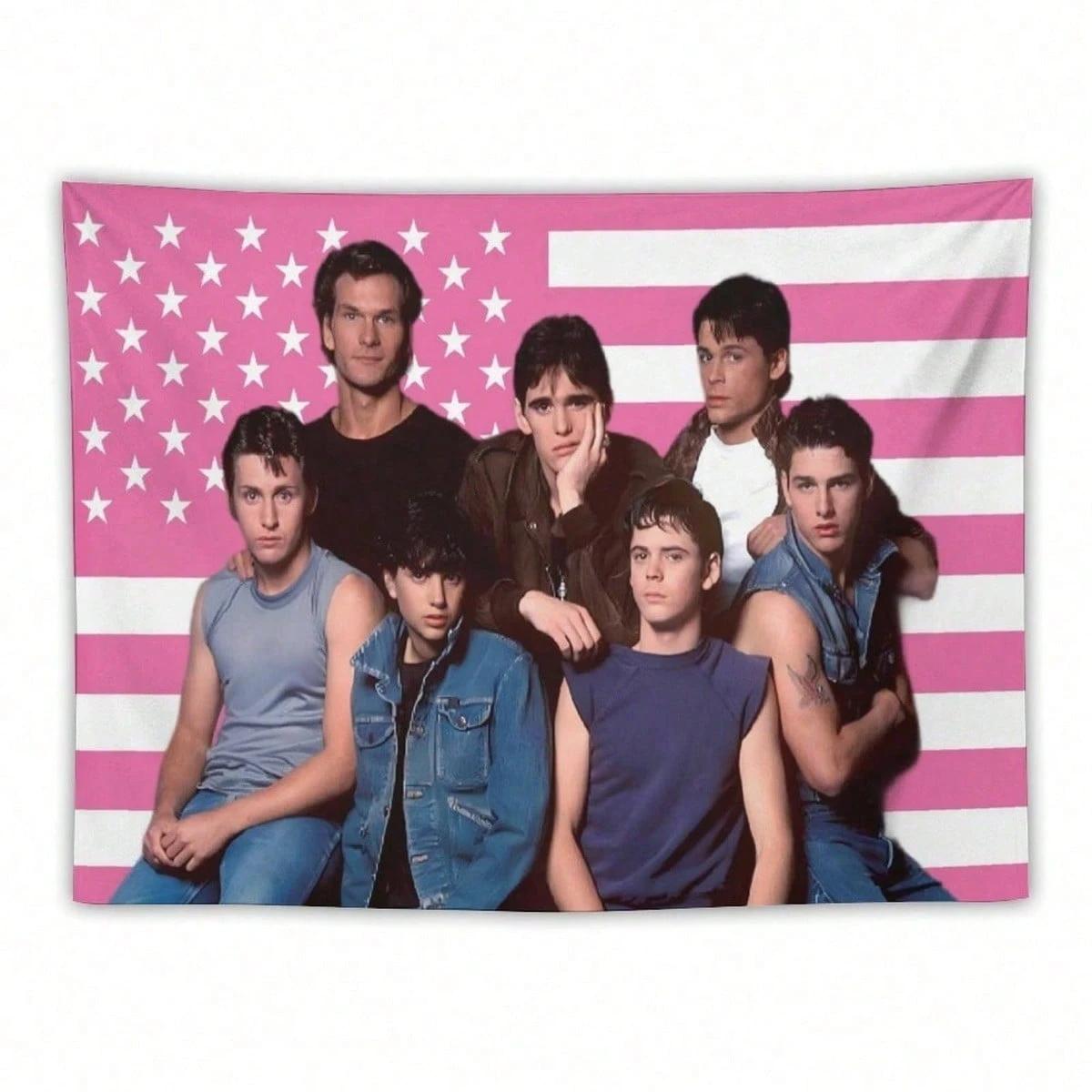 Movie Celebrity Actor Tapestry Outsiders Pink Art Flag Tapestry Room Aesthetic Living Room Bedroom College DormDecor FriendsGift 74x94cm(29x37in)
Movie Celebrity Actor Tapestry Outsiders Pink Art Flag Tapestry Room Aesthetic Living Room Bedroom College DormDecor FriendsGift 74x94cm(29x37in)